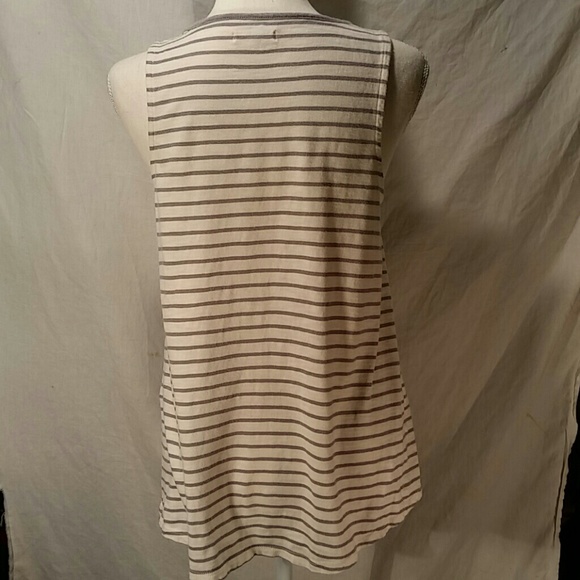 Madewell Forward Seam Stripe Tank sz s - Picture 3 of 8